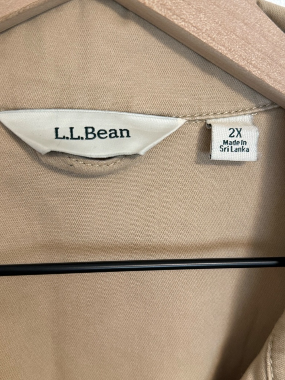 L.L. Bean - Classic Tan Utility Cotton Twill Stretch Field Chore Jacket - 2X - Picture 5 of 13